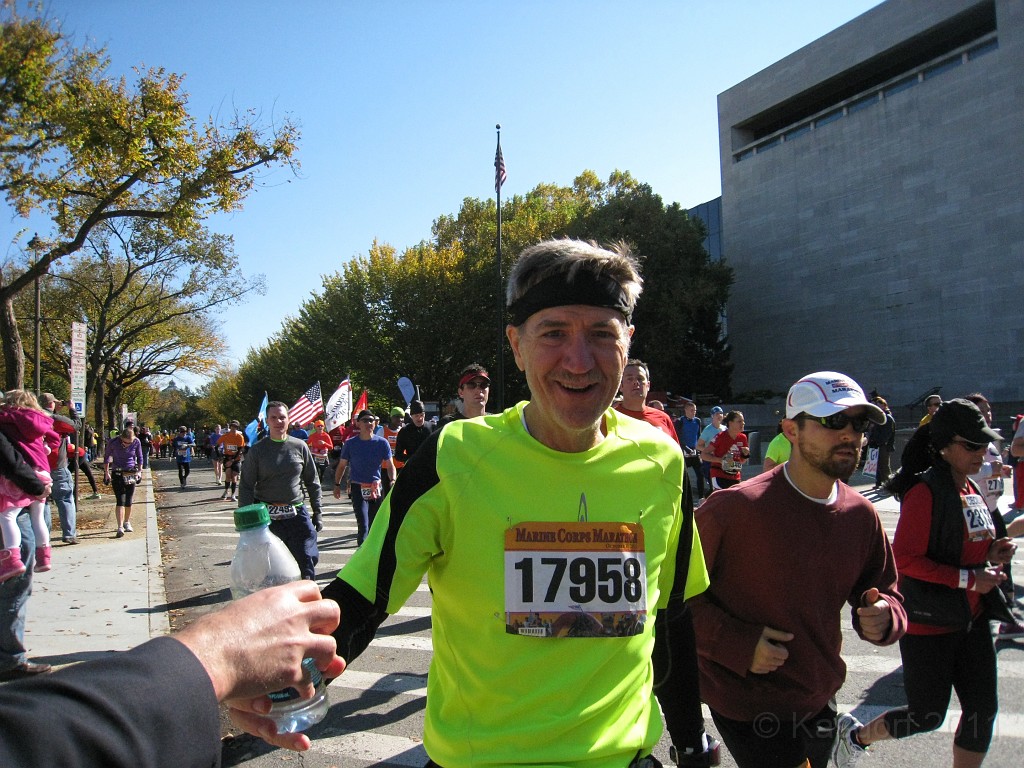 MCM 2011 215.JPG - The 36th Marine Corp Marathon in Washington DC was run on October 30, 2011. My first Marine Corp, and my second full marathon.